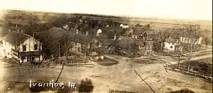 View of Ivanhoe, previously known as Dean's Corners, circa 1913. (Courtesy of private collector.)