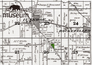 1907 Fremont Township plat map