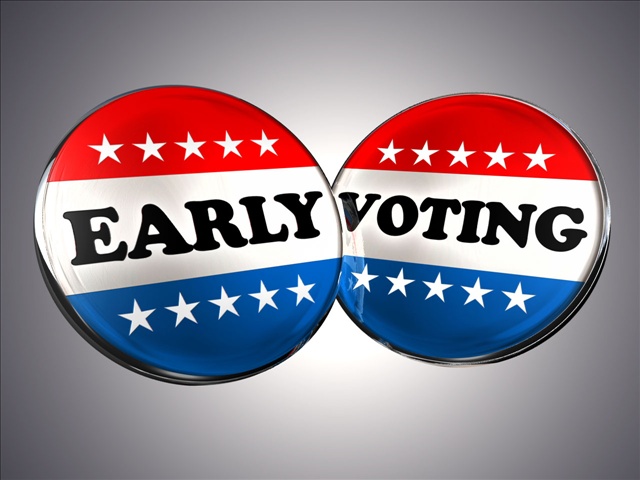 Early voting graphic